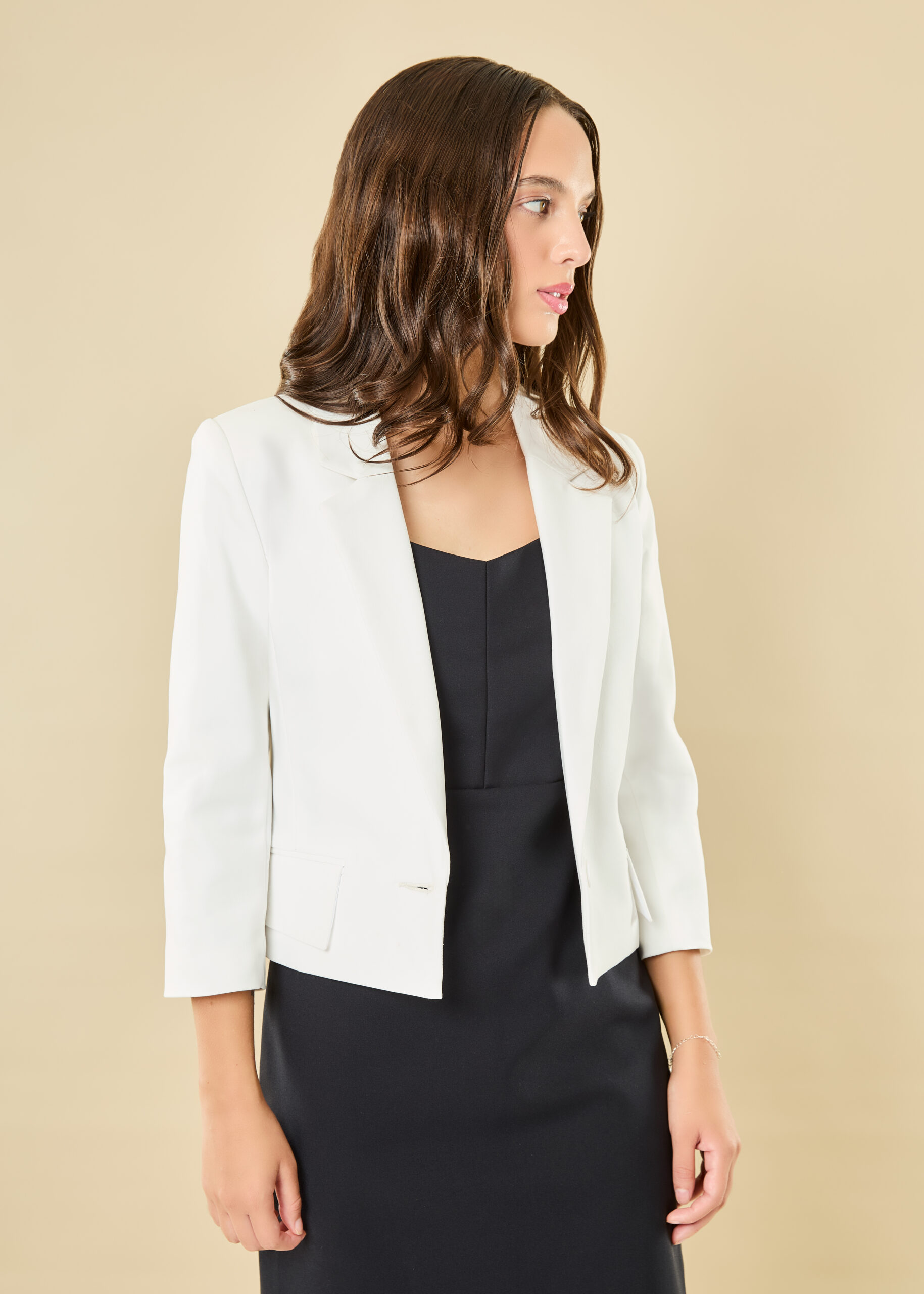 Crop Blazer Perla Vileidy Ropa Para Mujer En Lima Per